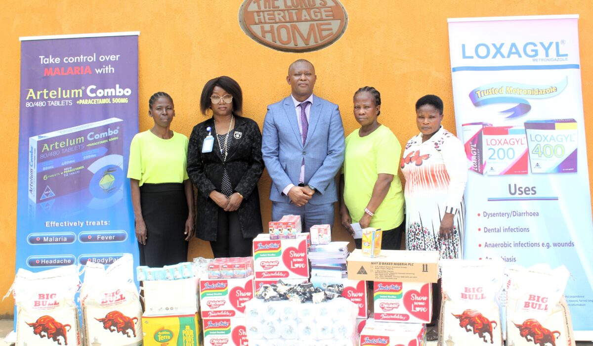 May and Baker Nigeria Plc Donates Food Items