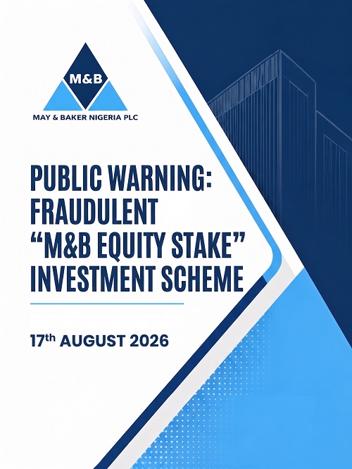 PUBLIC WARNING: FRAUDULENT “M&B EQUITY STAKE” INVESTMENT SCHEME